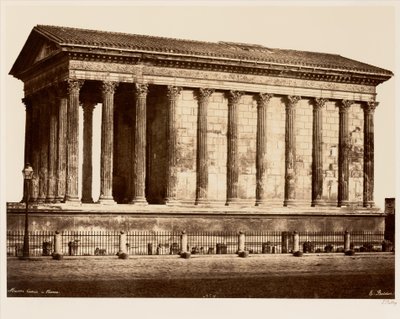 Maison Carrée à Nîmes - Édouard Baldus