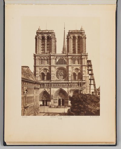 Notre-Dame (façade) - Édouard Baldus