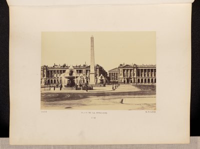Place de la Concorde (No. 45) - Édouard Baldus