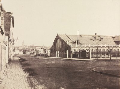 Pignon sud de la gare de Boulogne, vers 1855 - Édouard Baldus