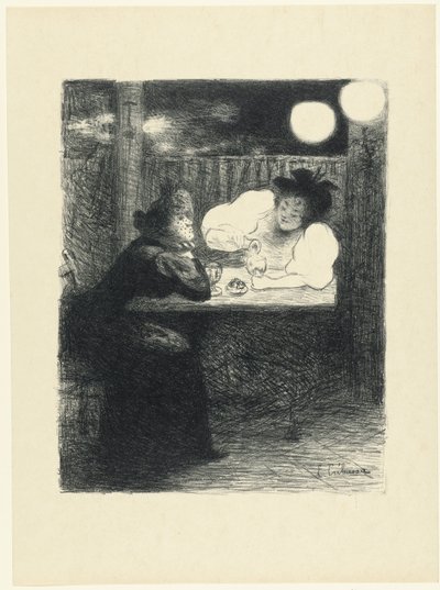 Deux femmes buvant de l