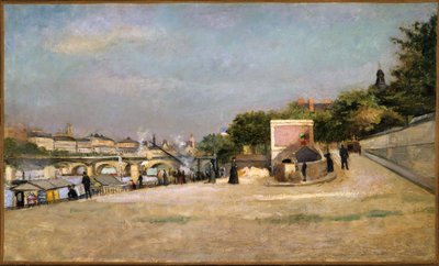Le Pont des Arts et le Pont-Neuf, vus de la rive du Pont des Saints-Pères, vers 1880 - Edouard Cremieux