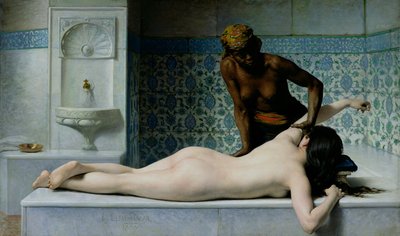 Le Massage, 1883 - Edouard Debat Ponsan