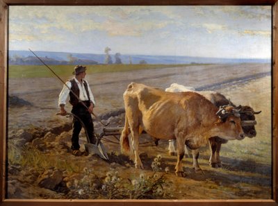 Le sillon - Edouard Debat Ponsan