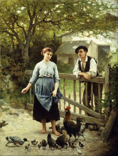 Jeunes fermiers - Edouard Debat Ponsan