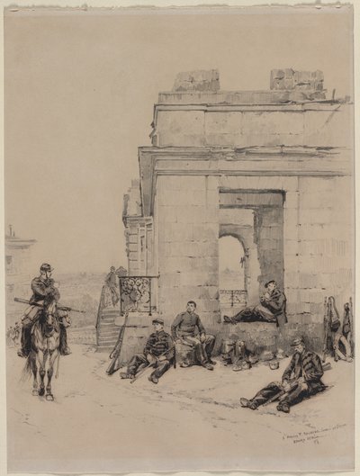 Soldats se reposant, 1878 - Jean Baptiste Edouard Detaille