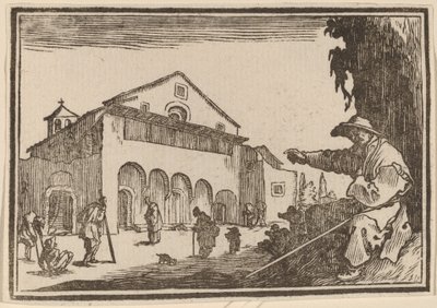 Hospice - Edouard Eckman after Jacques Callot
