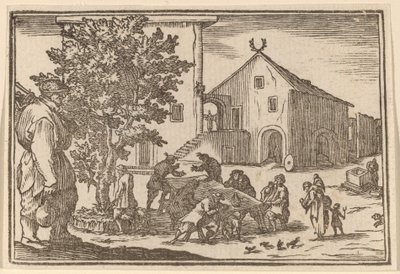 Taverne - Edouard Eckman after Jacques Callot
