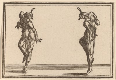 Deux Pantalons Dansant - Edouard Eckman after Jacques Callot