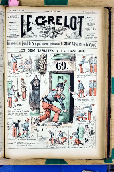 Couverture de "Le Grelot", numéro 1025, Satirique en Couleurs - Edouard Guillaumin Pepin