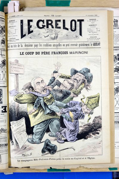 Couverture de Le Grelot, numéro 1170, Satirique en Couleurs - Edouard Guillaumin Pepin
