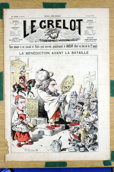 Couverture de "Le Grelot", numéro 905, Satirique en couleurs - Edouard Guillaumin Pepin
