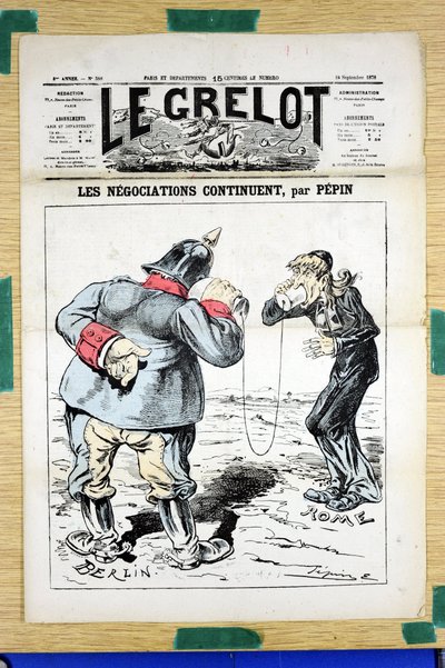 Couverture de Le Grelot, numéro 388, Satirique en Couleurs - Edouard Guillaumin Pepin
