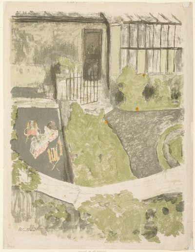 Le jardin devant le studio - Édouard Jean Vuillard