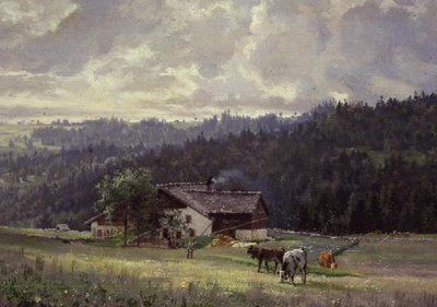 Chez Sandoz à la Joux Perret - Edouard Jeanmarie