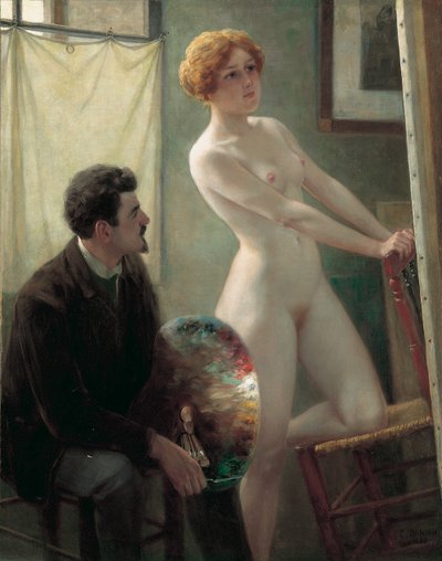 Atelier du peintre, 1885 - Edouard Joseph Dantan