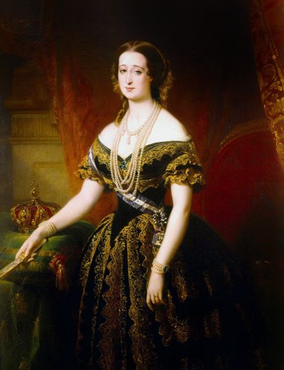 Impératrice française Eugénie - Edouard Louis Dubufe