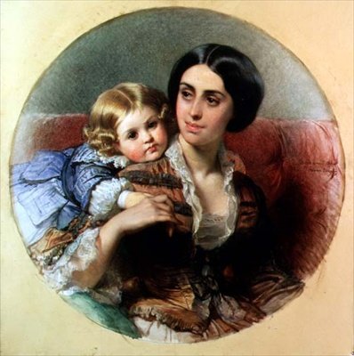 Tendresse maternelle - Edouard Louis Dubufe