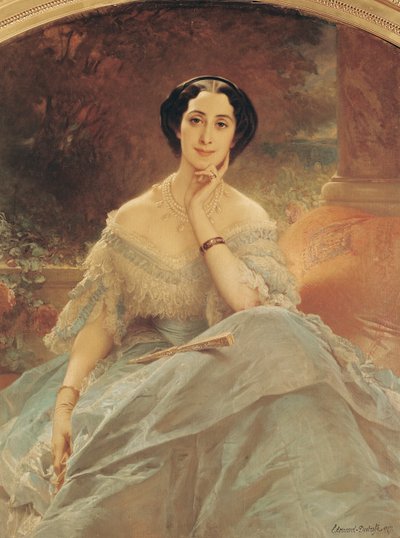Portrait de la Comtesse de Hallez-Claparede, 1857 - Edouard Louis Dubufe