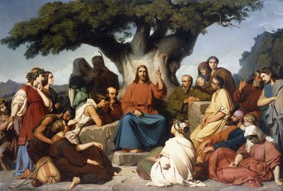 Sermon de Jésus-Christ sur la montagne - Edouard Louis Dubufe
