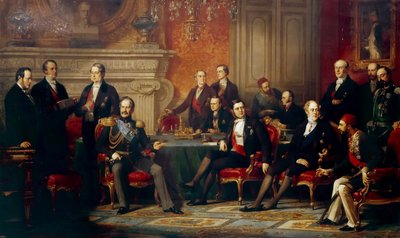Le Congrès de Paris en 1856 - Edouard Louis Dubufe