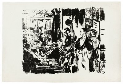 Au Café (planche non publiée) - Édouard Manet