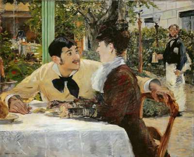 Au restaurant Père Lathuille - Édouard Manet