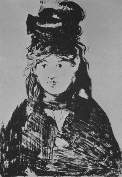 Berthe Morisot, vers 1870, 1946 - Édouard Manet