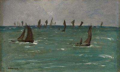 Bateaux à Berck-sur-Mer - Édouard Manet