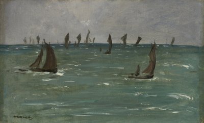 Bateaux à Berck-sur-Mer - Édouard Manet