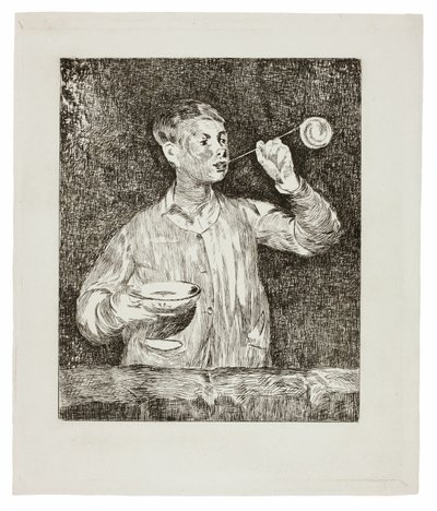 Garçon soufflant des bulles de savon - Édouard Manet