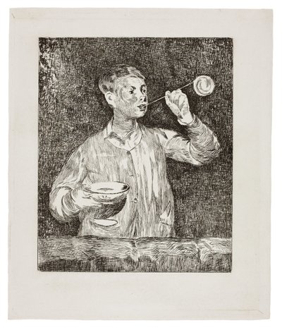 Garçon soufflant des bulles de savon - Édouard Manet