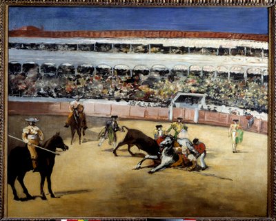Combat de taureaux - Édouard Manet