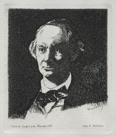 Charles Baudelaire, 1869 - Édouard Manet