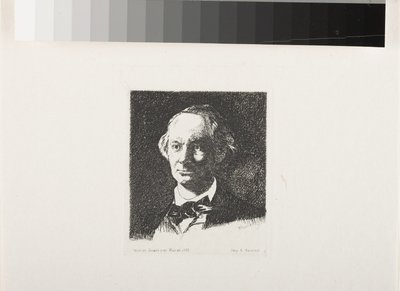 Charles Baudelaire, de face III - Édouard Manet