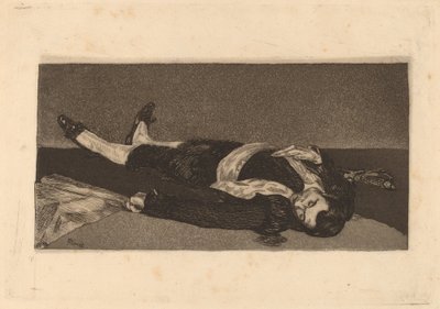 Torero mort - Édouard Manet