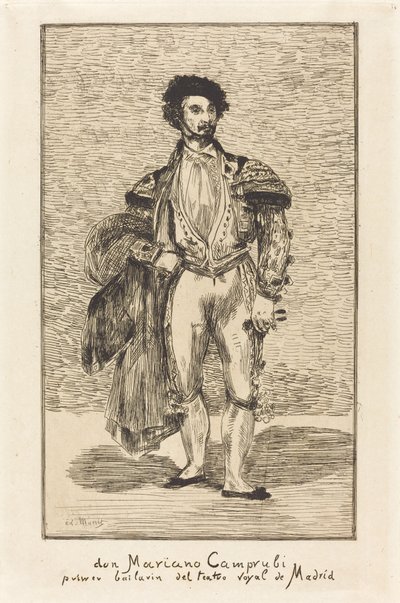 Don Mariano Camprubi (Le Bailarin) - Édouard Manet