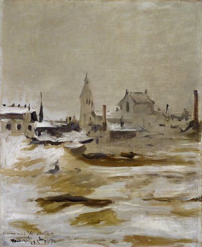 Effet de neige à Petit-Montrouge - Édouard Manet