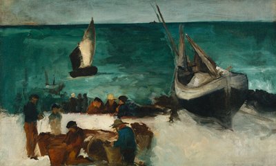 Bateaux de pêche et pêcheurs, 1873 - Édouard Manet