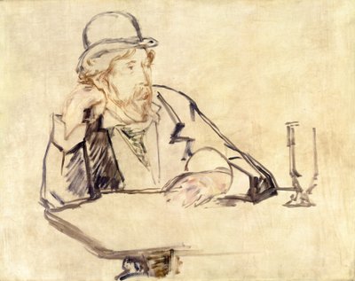George Moore au Café, 1878 ou 1879 - Édouard Manet