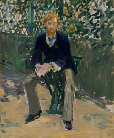 George Moore dans le jardin de l