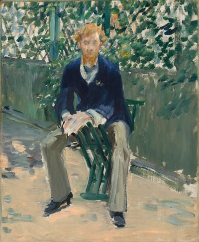 George Moore dans le jardin de l