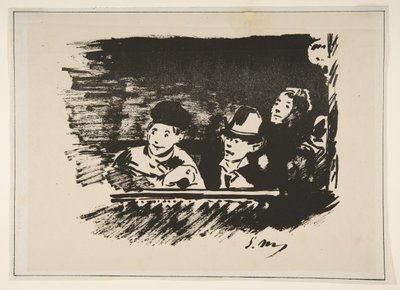 Dans la galerie supérieure Au Paradis, 1877 - Édouard Manet