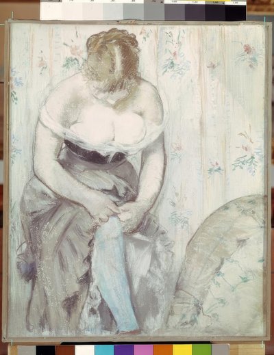 La femme à la jarretière - Édouard Manet