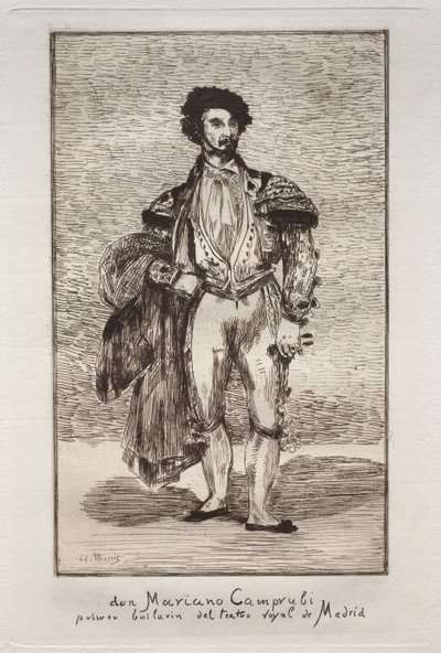 Le Bailarin (Don Mariano Camprubi) - Édouard Manet