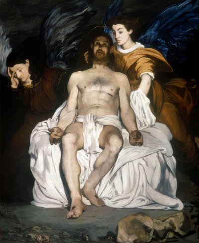 Le Christ mort et les anges - Édouard Manet