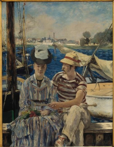 Le Dimanche sur la Seine (Argenteuil) - Édouard Manet