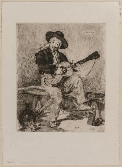 Le Guitarrero, 1861 - Édouard Manet