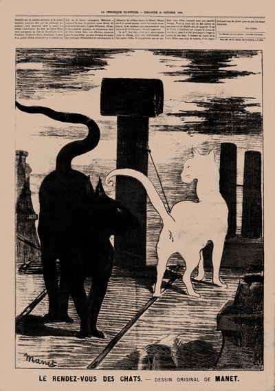 Le Rendez-vous des Chats - Édouard Manet
