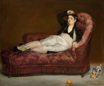 Jeune femme allongée en costume espagnol. 1862-63 - Édouard Manet